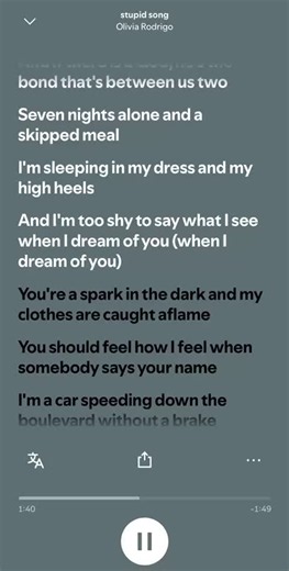 Stupid Song #oliviarodrigo #music #lyrics | Stupid Song Olivia Rodrigo Lyrics
