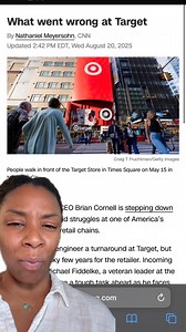 65K views · 2.5K reactions | #greenscreen #target ceo steps down. Shout out to #cnn for breaking down why the merchandising giant failed #shop #boycott | Nosy For Real | Facebook