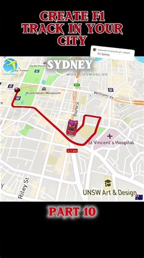 Making f1 tracks in your city! Part 10/Sydney #f1 #formula1 #f1track #viral #sydney #shorts #fypシ