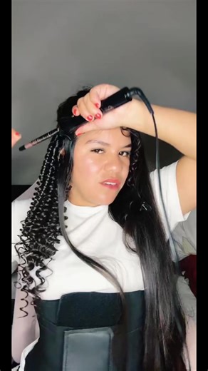 Hatteker 3/8 Inch Hair Curling Iron,9mm Tiny Curling Wand for Home & Salon Use,Portable Hair Styling Tool for Women & Girls,for Short & Long Hair