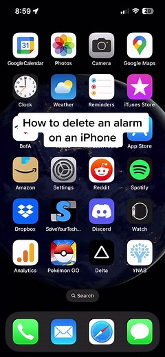 How to Delete an Alarm on an iPhone