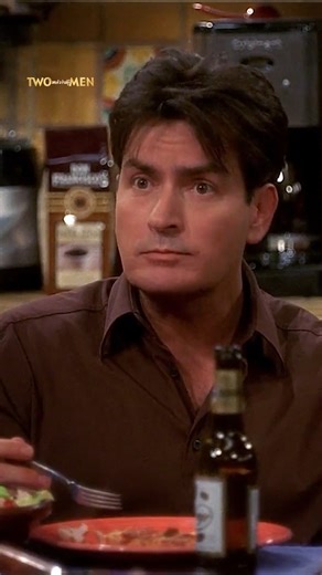 The pinnacle of male evolution. #TwoAndAHalfMen | Two and a Half Men