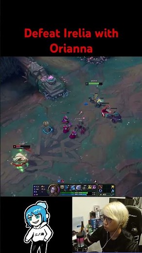 オリアナでイレリアを倒すコツは焦らない事#leagueoflegends #lol #lolclips #shorts