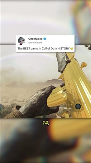 The BEST camo in Call of Duty EVER 🥲 #callofduty #nostalgia