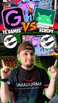 We compare TC GAMES VS SCRCPY 🔥 #tcgames #scrcpy #freefire #freefireshorts #shorts