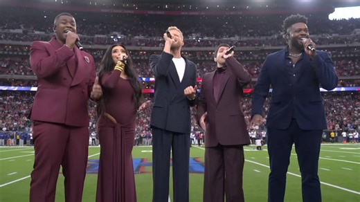 Vocal group Pentatonix sing ‘The Star-Spangled Banner’ in spine-tingling five-part harmony