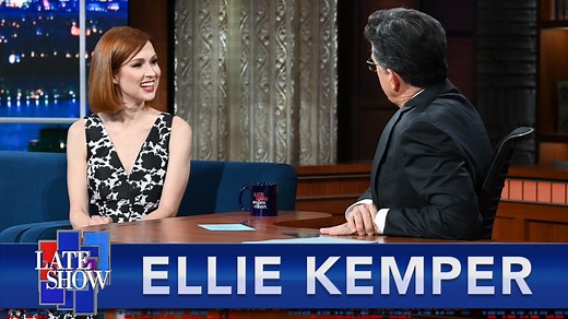38K views · 423 reactions | Friend of the show Ellie Kemper was thrilled by the chance to play a villain in her role in the upcoming film, ‘Home Sweet Home Alone,’ which is a reimagining of the beloved holiday classic. | The Late Show with Stephen Colbert | Facebook