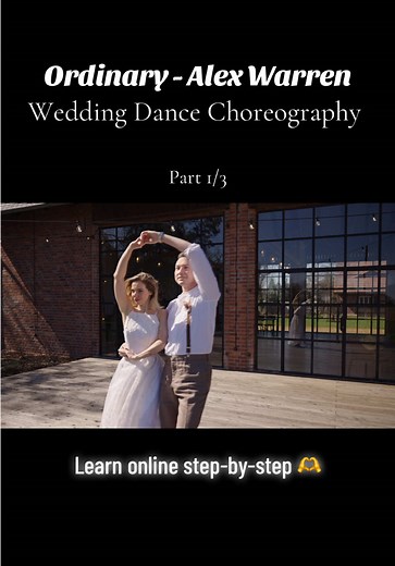 Ordinary - Alex Warren 💕 Wedding Dance Choreography! First dance idea 💡 Learn this choreography online step-by-step - version with & without lifts - link in bio 🔗 #ordinary #alexwarren #weddingdance #firstdance #pierwszytaniec @Alex Warren @Alex Warren Clips
