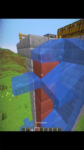Minecraft Fast Vertical Water Elevator Moment