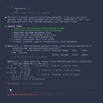 AI4HPC - AI Agent Analyzes EarthScope Seismograph Data (National Data Platform demo)