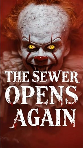 Pennywise Returns | The Sewer Opens Again #it #horror #shorts