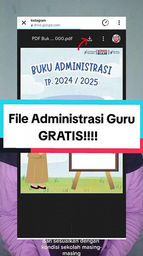 Template Gratis Administrasi Guru Tahun Ajaran 2024/2025