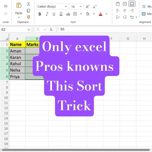 Only Excel Pros Know This SORT Trick 😳🔥