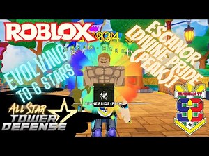 Evolution 6 star Escanor (The One) [Divine Pride (Peak)| All Star Tower Defense | Roblox