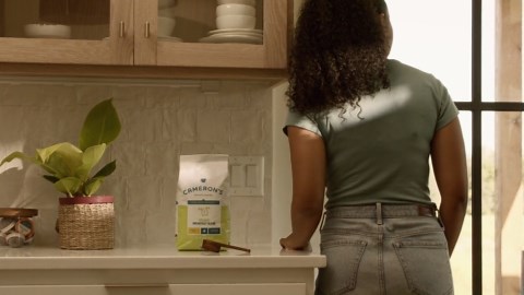 Cameron's Coffee Organic French Roast Whole Bean Coffee, Dark Roast, 28 oz, Naturally Caffeinated