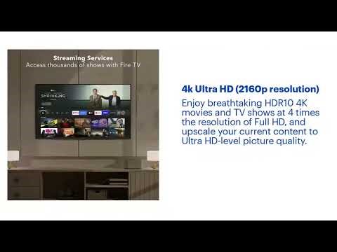 nsignia 55 inch F50 Series 4K UHD Smart Fire TV NS 55F501NA26