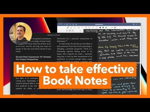 How to take effective book notes | Capture, Connect and Incubate Ideas