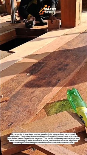 Precision Wood Joinery with Hand Chisel | Traditional Carpentry Skills