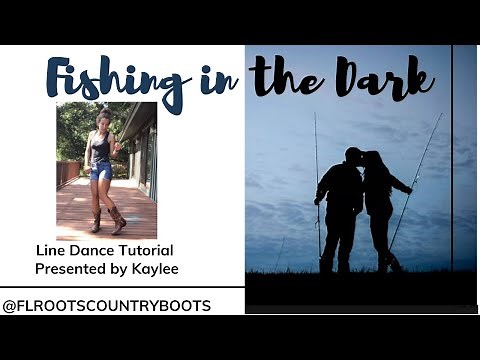 Fishing in the Dark ~ Easy Beginner Line Dance Tutorial and Demo