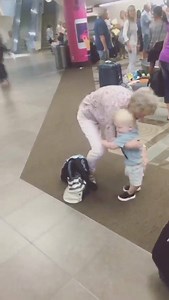 11K views · 741 reactions | Our son is only 16 months old but he recognized grandma at the airport and started running towards her. I'm so glad we caught this little moment on video. | Jarrid Wilson | Facebook
