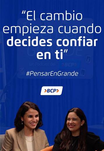 ¡Pensar en Grande está de vuelta! 🚀💭 conversamos Erika sobre cómo las mujeres en el sector bancario están cambiando la historia con visión, talento y liderazgo. ¡Míralo completo en Youtube! #PodcastPensarEnGrande