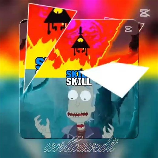Bill cipher 🆚 Rick prime (full preparation) #edit #gravityfalls