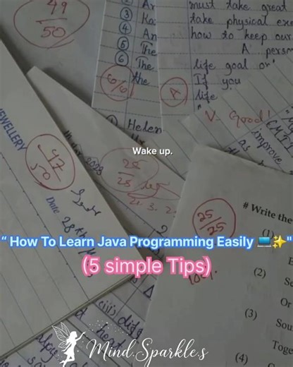 💜 “Sparkles ✨ coding becomes easy with practice and patience!” #mindsparkle #study #codelife