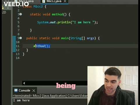 Methods, java for beginners
