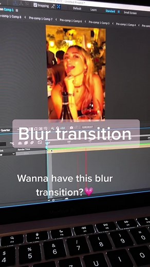 Create Stunning Blur Transitions in After Effects!