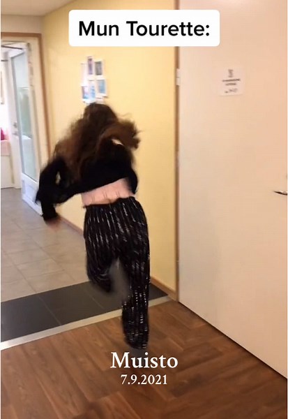 Aika erikoinen tic-oire Touretten syndroomasta