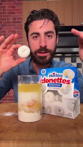 What powdered donuts are made of
