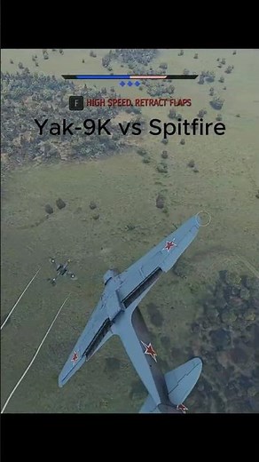 Yak-9K vs Spitfire Dogfight in War Thunder