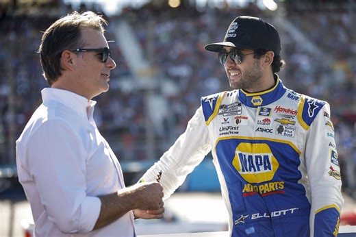 “That put a big smile on my face”: Jeff Gordon beams with pride after Chase Elliott’s stunning Kansas victory