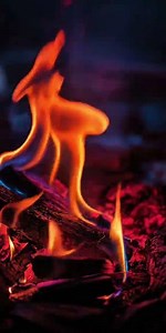 Eternal Flame 🔥 | Relaxing Fire Loop Wallpaper