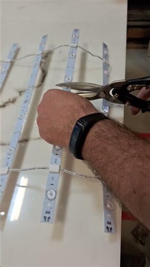 Amber-Lite Ladderlites - Cutting and Prep Step 1