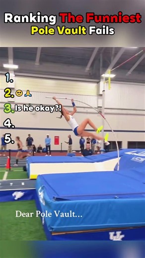 Ranking The Funniest Pole Vault Fails