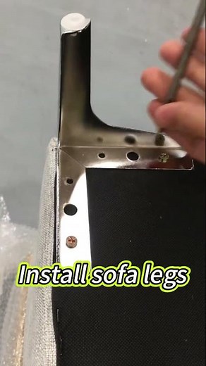 How to install sofa leg