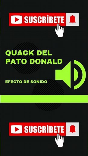 Quack del pato Donald efecto de sonido ‪@efectosdesonidoparatodos‬
