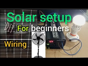 SOLAR SETUP FOR HOME |Step By Step Procedure|