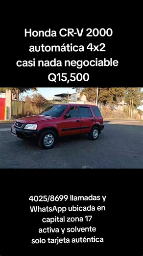 Honda CR-V 2000 Automática 4x2 en Venta