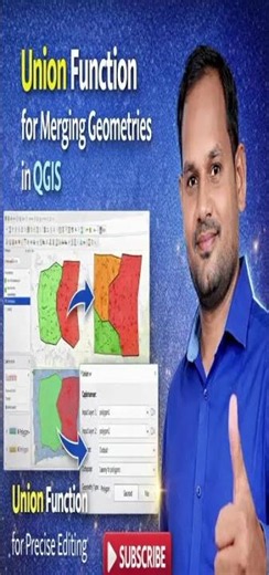 Union Function in QGIS | दो Polygon Layers को Merge करके Attribute कैसे रखें?