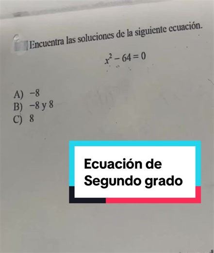 Ecuación de segundo grado: cómo resolver paso a paso