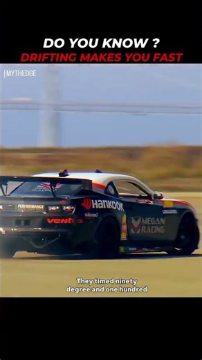 Does Drifting Make You Faster? MythBusters Tested #shorts