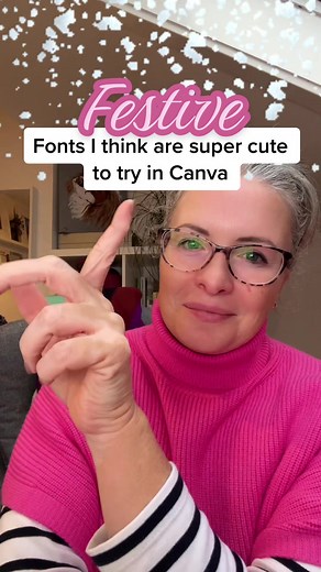 Super Cute Christmas Fonts for Canva Designs