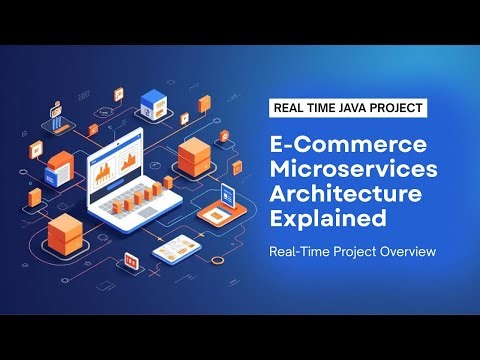 E-Commerce Microservices Architecture Explained | Real-Time Project Overview