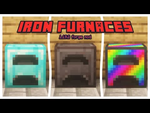 BEST FURNACE MOD for MINECRAFT 1.19.2! (Iron Furnaces 1.19.2)