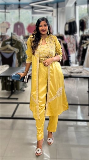 Nivethitha Anbazhagan on Instagram: "RESTOCKED ✨ Golden Color Embroidery Indo Western Co-ord Set Bust Size: Free Size till 44” Search for the below product code and purchase ❤️ C006795 Store address: Zalya’s closet, 1st floor, 87a, 2nd Main Rd, opp to Registrar office, Nolambur Phase II Mogappair West Chennai, Tamil Nadu 600037 Store open Everyday Time:11am-9pm Plus size dress,printed clothing,western wear,chennai shopping,shopping in chennai,unique finds,chennai finds,where to shop in chennai,h