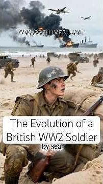 The Evolution of a British WW2 Soldier 🇬🇧 #remembrance
