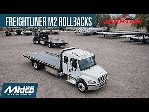 2026 Freightliner M2 106 Plus Rollback Tow Trucks | Jerr-Dan 22ft Walkaround & Specs #jerrdan
