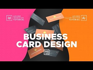 How to Design a Business Card • Adobe InDesign & Illustrator Tutorial